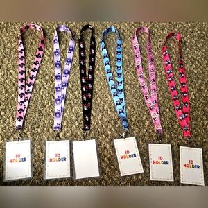 Kuromi/My Melody Lanyard Set Of 6